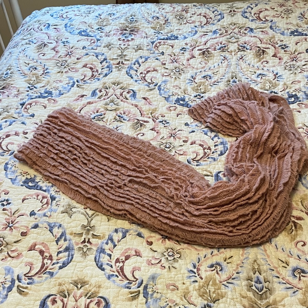 Dusty Rose Infinity Scarf